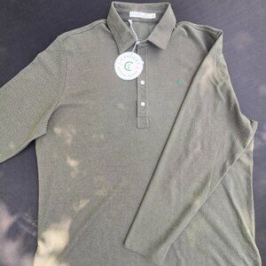 NWT Mens' Criquet Long Sleeve Range Polo Size XXL